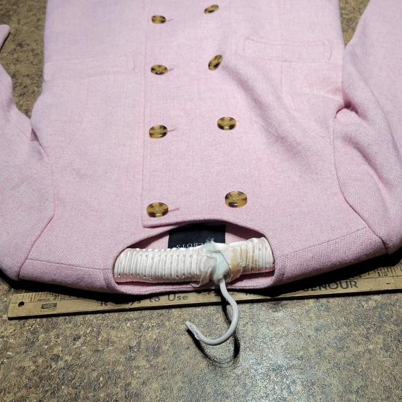 Talbots WOOL SHETLAND JACKET - BICOLOR HERRINGBONE SIZE 2 - Picture 8 of 14